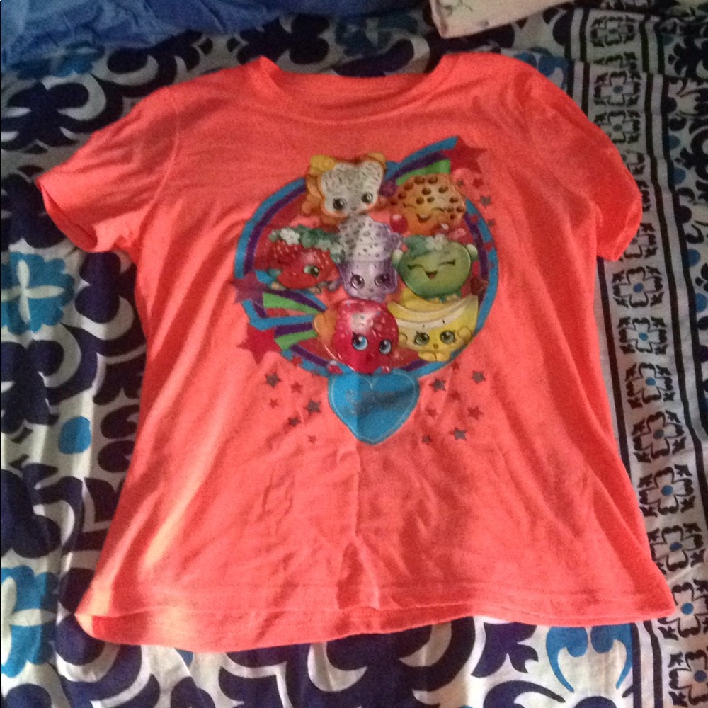 Neon Pink Shopkins tee